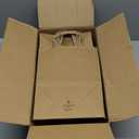 BagDream Gift Bags 8x4.25x10.5 100Pcs Brown Paper Gift Bags with Handles Bulk for Wedding, Party Favor, Grocery, Shopping, Retail, Merchandise Medium Kraft Paper Sacks