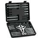 Orion Motor Tech Harmonic Balancer Puller Kit, 49pc Power Steering Pulley Puller Installer Tool Set, Heavy Duty Steering Wheel Puller Tool Kit for Flange Type Gear and Crank Puller