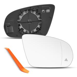 Passenger Side BSD Mirror Compatible with 2019 2020 Mercedes Benz A220 W177 W178, 2020 CLA250 C117 C118, Mercedes Benz A Class CLA, Right Side Mirrors with Heated, Blind Spot