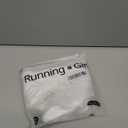 RUNNING GIRL Sports Bras for Women, Medium-High Impact Running Strappy Sports Bra with Removable Pads (Large, White)