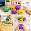 Green and Yellow Dumpling Squishies New Mystery Squishies Dumpling with Box Stress Relief Balls Sensory Toys Desk Squeeze Toys Gift
