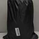 300D Motorbike Cover Waterproof Outdoor, Seceles Durable All Season Protection Scooter Cover 4 Reflective Tape Storage Bag Fits up to 82" Funda para Moto (XL: 82" x 37" x 50") (Black)