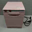 Towel Warmer 5L-Pink, 2-in-1 Professional Mini Small Hot Towel Warmer for Spa, Facial Towel Cabinet for Solo Estheticians, Small Salons & Home Spa (Fits 10-15 Towels)