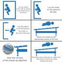 Patient Washing Sheet with Drainage Hose - Waterproof Bed Pad & Portable In-Bed Shower Bathing Kit for Bedridden, Elderly & Disabled - Reusable Medical Basin & Caregiver Aid