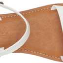 Amazon Essentials Women's Two Strap Buckle Sandal (7 Wide, White)