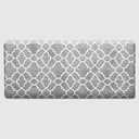 FRESHMINT Trellis Kitchen Mat 0.47" Thick Anti-Fatigue Cushioned Kitchen Mats 17.3"x39" for Floor, Waterproof Non Slip Comfort Standing Mat Kitchen Rug for Kitchen Decor Sink Office, Stone Gray