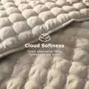 WDCOZY Beige California Cal King Size Quilt Bedding Sets with Pillow Shams, Cream Tan Oversized Lightweight Bedspread Coverlet, Quilted Blanket Thin Comforter Bed Cover, 3 Pieces, 118x106 inches