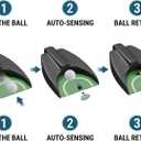 Golf Automatic Putting Machine - Portable - Indoor/Outdoor Practice Automatic Return Golf Cup Training Aid - Comes with Two Double-Layer Balls