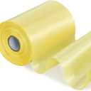 TONIFUL 4 in x 22Yds Wide Canary Yellow Light Yellow Satin Ribbon Solid Fabric Large Ribbon for Cutting Ceremony Kit Grand Opening Chair Sash Table Hair Car Bow Sewing Craft Gift Wrapping Wedding