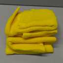 Homaxy 100% Cotton Waffle Weave Kitchen Dish Towels, Ultra Soft Absorbent Quick Drying Cleaning Towel, 13 x 28 Inches, 4-Pack, Yellow