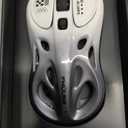 Tri-Mode Wireless Mouse (2.4G/Bluetooth/Wired), Hollow Design, RGB, 4800 DPI, Rechargeable Type-C for Mac/Laptop/iPad (Gaming/Office) - White & Gray Gradient