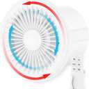 HG Power 4 Inch Bathroom Exhaust Fan 2-Way Reversible Window Fan with Remote Control, 3-Speed 2300RPM Low Noise, for Bao Kitchen Ceiling Wall Mount Home Ventilation