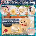 STAY GENT Interactive Dog Toys for Kids, 17Pcs Pretend Play Doctor Kit with Cage, Stethoscope, Robot Dog Toy with Leash, Walking Plush Dog Toys Pet Care Gifts for Boys Girls Aged 3 4 5 6 7 8, Small