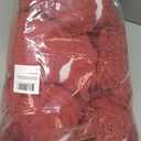 Crafted By Catherine Chunky Chenille Yarn - 8 Pack (8 oz / 227 g, 31.7 Yards Each Skein), Dark Red, Gauge 7 Jumbo