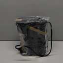 Single Serve One Cup Coffee Maker, for K Cups and Grounds, Mini Coffee Maker with Portable Handle, 6 to 12 Oz Brew Size, for Travel, Camping, Office, RV and Dorm, 120V, Black and Gold