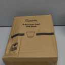 Zcaukya 100pcs 9oz Gold Plastic Cups, Disposable Crystal Clear Plastic Party Cups for Weddings, Birthdays, Events