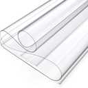 Oterri Clear Writing Desk Pad, 16x24 Heat Resistant Waterproof PVC Round Edge Durable Desk Protect Mat, Anti-Static Writing Mat Table Protector