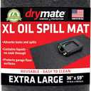 Drymate Mat Corner (3'x3'), Premium Absorbent Oil Pad, Reusable, Washable, Durable, Waterproof Backing Contains Liquids, Protects Garage Floor Surface (USA Made)