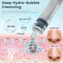 Hydrogen Oxygen Facial Machine, Hydro Facial Machine & Hydrodermabrasion Machine for Skin Care, Facial Vacuum Pore Cleaner, Hydro Dermabrasion Machine for Deep Cleansing & Hydration, Home Use