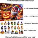 2 x Halloween Gnome Advent Calendar - 24 Days of Halloween Countdown - Horror Cute Mini Gnome Figures Toys Gifts for Kids