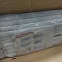 Clear Acrylic Dog Playpen Indoor, Puppy Cat Small Pet Play Pen, Pet Cat Foldable Playpen for Rabbits, Dog Fence Crate Kennel Whelping Cage (White, 10 Panel)