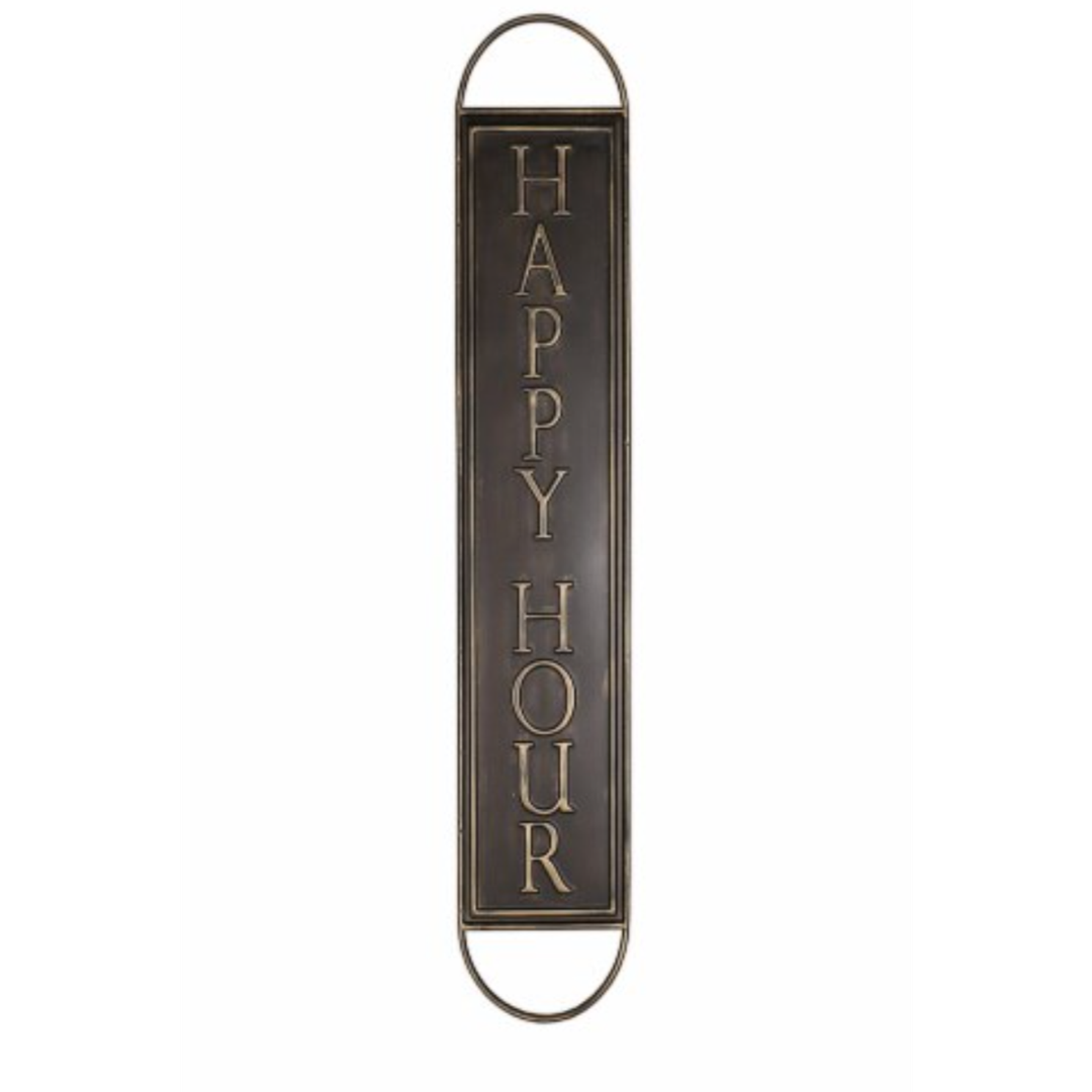 Crystal Art Gallery Happy Hour Metal Wall Art6 x 30 in