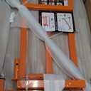 Lawn Mower Lift Jack - Lifting Platform 882 lbs Capacity for Lawn Mowers & GardenTractors with Manual & Power Tool Handles (orange)