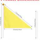 10 Pcs Halloween Costume Set 2 Red Silly Hat with Flag 2 Adjustable Elastic Y Back Suspenders 2 Blue Bow Tie 2 Pair White Stocking Set for Women Men Halloween Cosplay