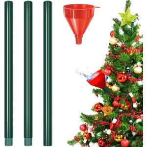 Christmas Tree Watering Funnel Longer Tree Funnel Watering Spout Tree Watering Device Christmas Tree Long Funnel Watering System Xmas Plant Watering Tool for Large Indoor Outdoor Plants (1)