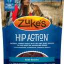 Zukes Hip Action, Hip And Joint Support Treats, Soft And Chewy Natural Beef Dog Treats, Beef Recipe - 6.0 OZ Bag (6 Ounce (Pack of 1))