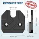 Sun Visor Repair Kit compatible with RAM 1500 2019-2023, 2 pack Sun Visor Clip For Trucks, Aluminum Alloy Visor Clip, Sun Visor Fix Replacement ,Car Repair Kit Accessories, Ram 1500 accessories