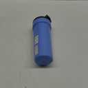 Pentair Pentek 158195 Traditional Slim Line Filter Housing, 1/2" NPT #10 Under Sink Opaque Water Filter Housing with Pressure Relief Button, 10-Inch, Blue