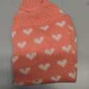 Dxhycc Dog Knitted Sweater Dog Heart Sweater Puppy Sweater Warm Soft Pet Holiday Clothes for Medium Cats and Dogs (Pink, M)