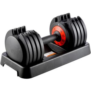 25/55lbs Adjustable Dumbbells Set, Dumbbells with Anti-Slip Metal Handle for Exercise & Fitness Fast Adjust Weight for Full Body Workout Fitness