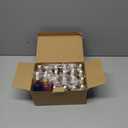 Bumobum 2 oz Dropper Bottle, Glass Eye Dropper Bottles with Golden Top Cap for Essential Oils, 24 Pack Tincture Bottle with Labels and Funnel