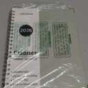 2026 Planner, Forvencer Calendar Planner Weekly and Monthly, Jan 2026-Dec 2026, 8.5" X 11", Hardcover Agenda Book, Daily Journal Organizer with Inner Pocket, Notebook for Office School, A4, Green