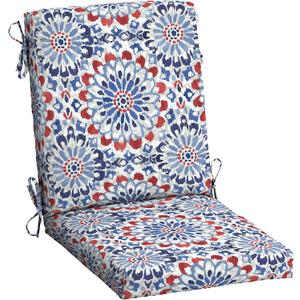 Arden Outdoor Dining Chair Cushion, 20 in x 20 in, Weather-Proof, Rain-Proof, Fade Resistant Patio Cushion for Patio, Dining, or Rocking Chairs 20 x 20, Clark Blue