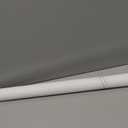 No Drill No Tools 100% Blackout Roller Shade | UV Protection | Easy-Care Fabric | Roller Blind for Windows & Doors | Pull Down Window Shade - White (40.5" W x 75" H)