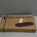 Koville White Marble Tray with Gold Pattern for Bathroom Counter, Stone Trays for Home Decor Marble Vanity Tray, Stone Storage Trays for Perfume, Jewelry, Decorative Tray for Dresser Organizer (12" x 6" x 0.7")