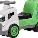 Little Tikes Dirt Diggers Garbage Truck Scoot Ride On with Real Working Horn and Trash Bin for Themed Roleplay for Boys, Girls, Kids, Toddlers Ages 2 to 5 Years, Large
