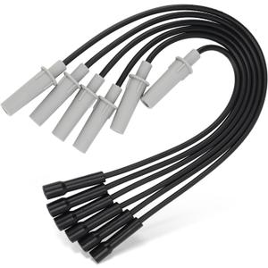 X4XZ 5019593AA Spark Plug Wire Kit for 2001-2010 Dodge Grand Caravan,Chrysler Town & Country, 2005-2008 Pacifica/2009-2010 Volkswagen Routan Replace# 05019593AA, 7B0905409