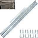 1 Set 16FT Garage Door Strut | 1.5mm 20 Gauge Steel | Comes in 1 3FT & 2 7.11FT Strut | Garage Door Hurricane Reinforcement