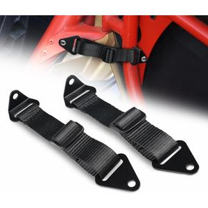 2PCS Adjustable Door Limiter Straps Compatible with 2017-2023 Can-Am Maverick X3 - Durable & Adjustable Design Prevents Excessive Door Extension