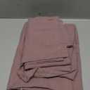 Simple&Opulence 100% French Linen Pillowcase Queen Size-Set of 2- Washed Solid Color Pillow Cases Embroidered -Soft and Durable (Purple, 20''x30'')