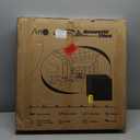 Art3d Acoustic Polyester Drop Ceiling Tiles, Waterproof 12-Pack 2ft x 2ft Ceiling Panels for Office Basement Kitchen Recording Room, No Sag BreakageReusable,Covers 48 Sq.Ft, Black