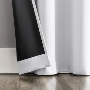 Blackout Grommet Single Curtain Panel, 1 Panel, White, 50x164"