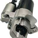 Starter Motor - with 12-Teeth - Compatible with 2007-2016 GMC Acadia 3.6L V6