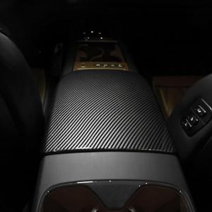 YOUTOOCAR Center Armrest Cover Trim Compatible with Kia EV9 2024-2025 Accessories (Carbon Fiber Pattern)
