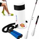 SOKELP-Sock Aid-Sock Aids for Putting On Socks-Sock Assistant Device No Bending-Hip Kit-Disability Aids for Elderly & Pregnant-Sock Helpers to Put On Your Socks for Seniors & Shoe Horn (Blue)