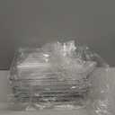 Clemate 6Pack Pantry Organizers and Storage,Clear Stackable Kitchen Storage Organizer,Foods Organizer Bins with Handles, Easily Assemble for Bathroom, Kitchen, Refrigerator, Pantry, Cabinet, Closet (Medium)